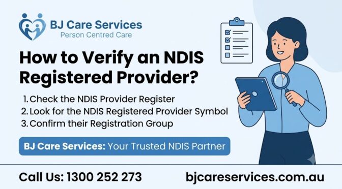 How to Verify an NDIS Registered Provider?